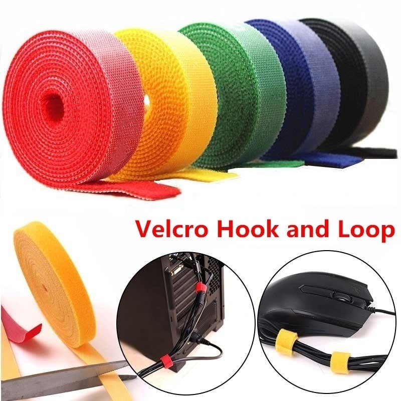 Self-Adhesive Hook And Loop Tape – 50mm X 5m Strong Strips For Hanging, Crafting & Organizing (Black)