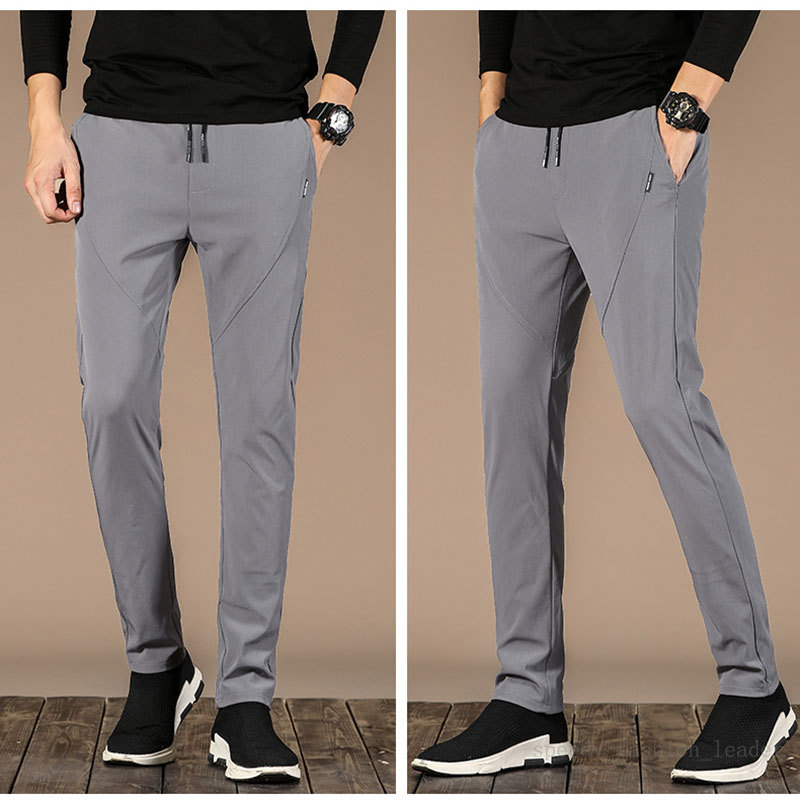 Fashion Long Pants Men Korean Casual Pants Summer Slim Fit Trousers Shopee Singapore