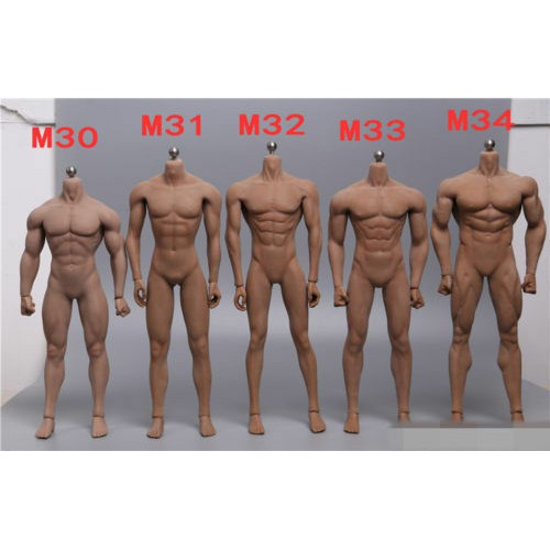 M30 M31 M32 M33 M34 TBLeague Phicen M35 PL2018-M35 1/6 figure Super  Flexible Male Seamless Body(M34）