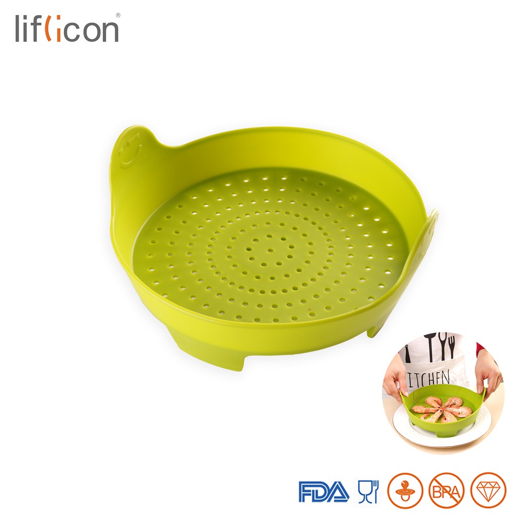 Liflicon Silicone Cutting board(Middle Size) Yellow