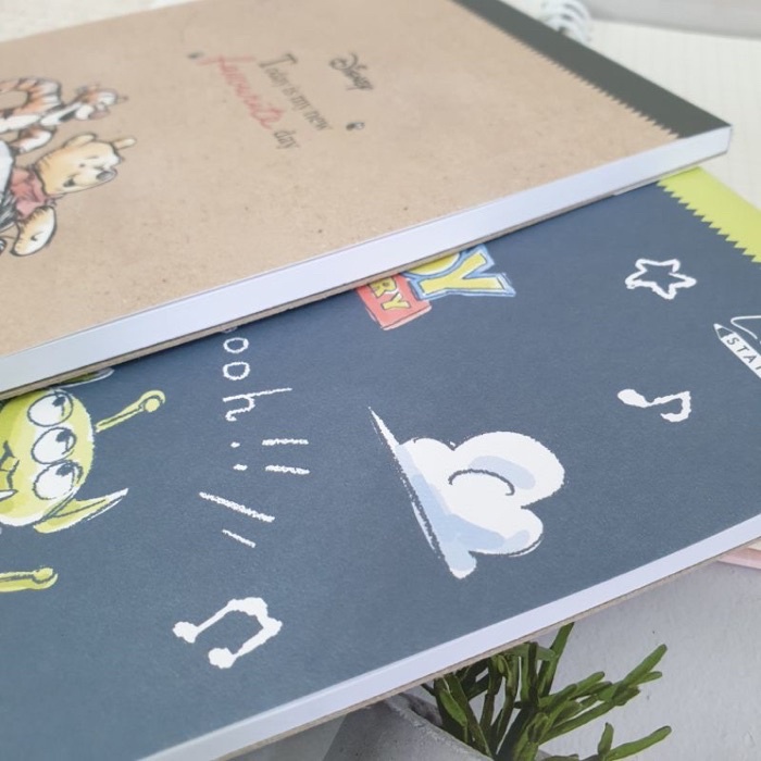 Disney Flip-Up Blank Notepad 25k Three-Eyed Monster Note Pooh Paper Toy ...