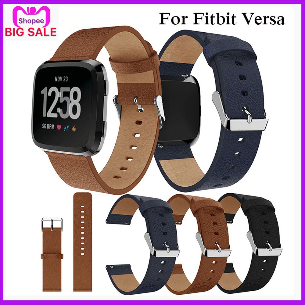 For Fitbit Versa 2 Versa Leather Watch Band Strap Replacement Band Versa Watch Accessories