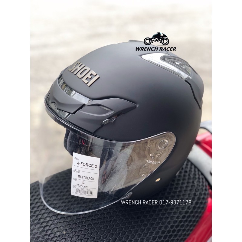 Helmet SHOEI JFORCE 3 / SHOEI JF3 Helmet / Visor SHOEI CJ1 (Matte