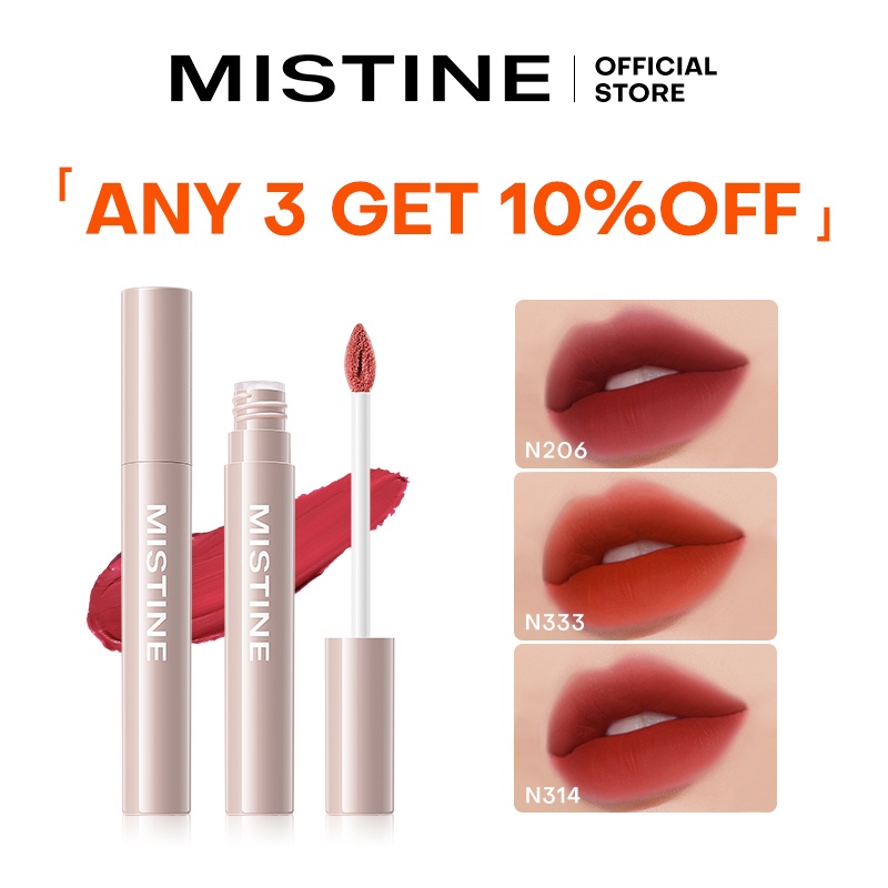 Mistine 7 Colors Matte Lip Gloss Waterproof Long Lasting Non Sticky Makeup Lipstick Expiry 2023.