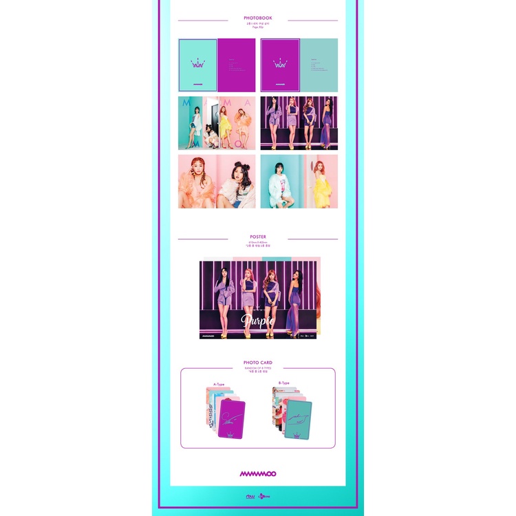 MAMAMOO トレカ / ママム / PURPLE PHOTOCARD - メルカリ｜K-POP
