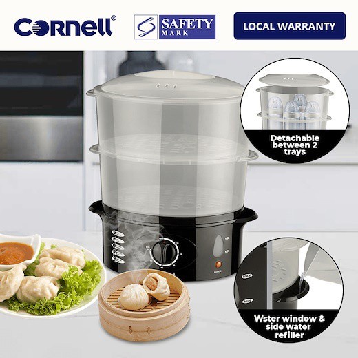 Cornell 2 Tier Daily Food Steamer 10L Capacity CS201 Shopee Singapore