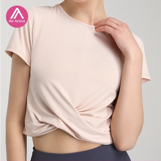 AIR ACTIVE Yoga Top Short Sleeve Sports Top Fashion Crop Top Sexy T-shirt Special Design