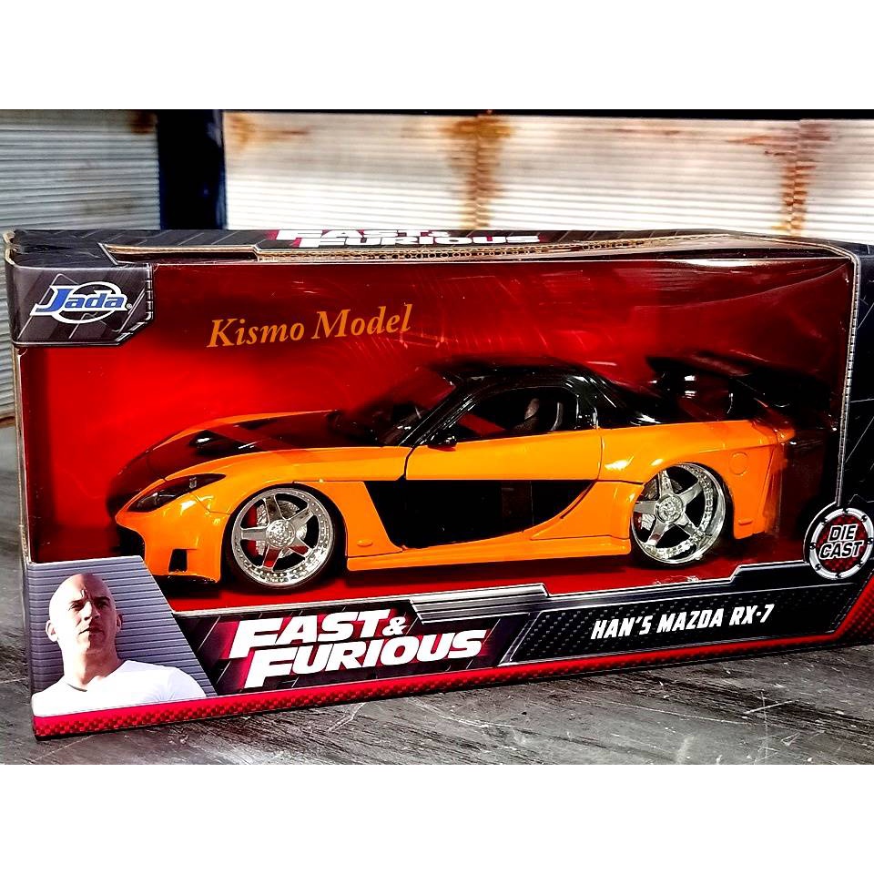 Car Model Jada RX7 Han's Han Mazda RX7 Vieldside Fortune Fast scale 1: ...