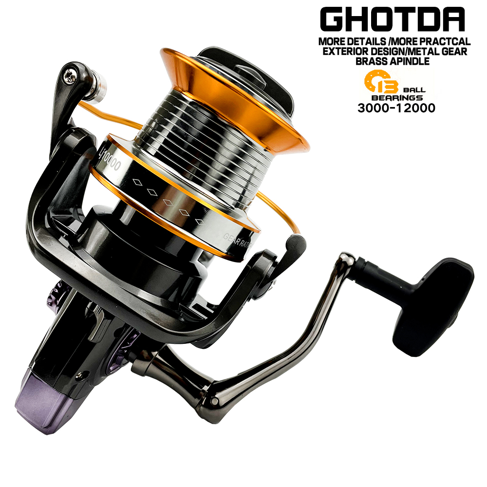 Fishing Reel Front Drag Spinning Wheel Saltwater/Freshwater