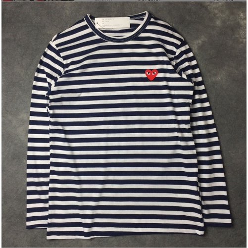 Play comme des garcons CDG Men Women Casual Pure Cotton Long