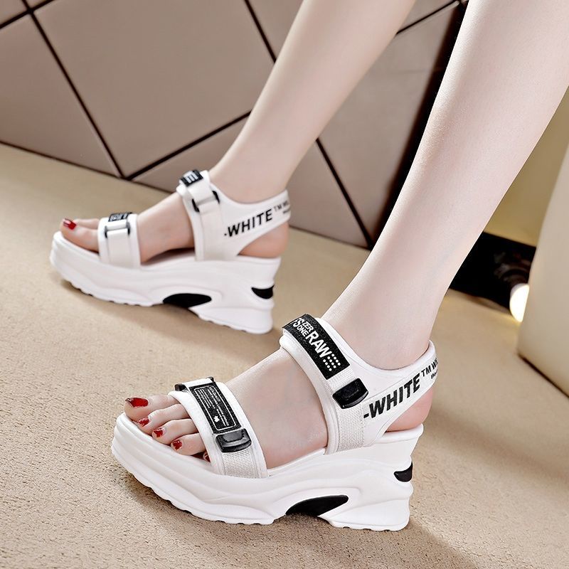 White sandals in store sales
