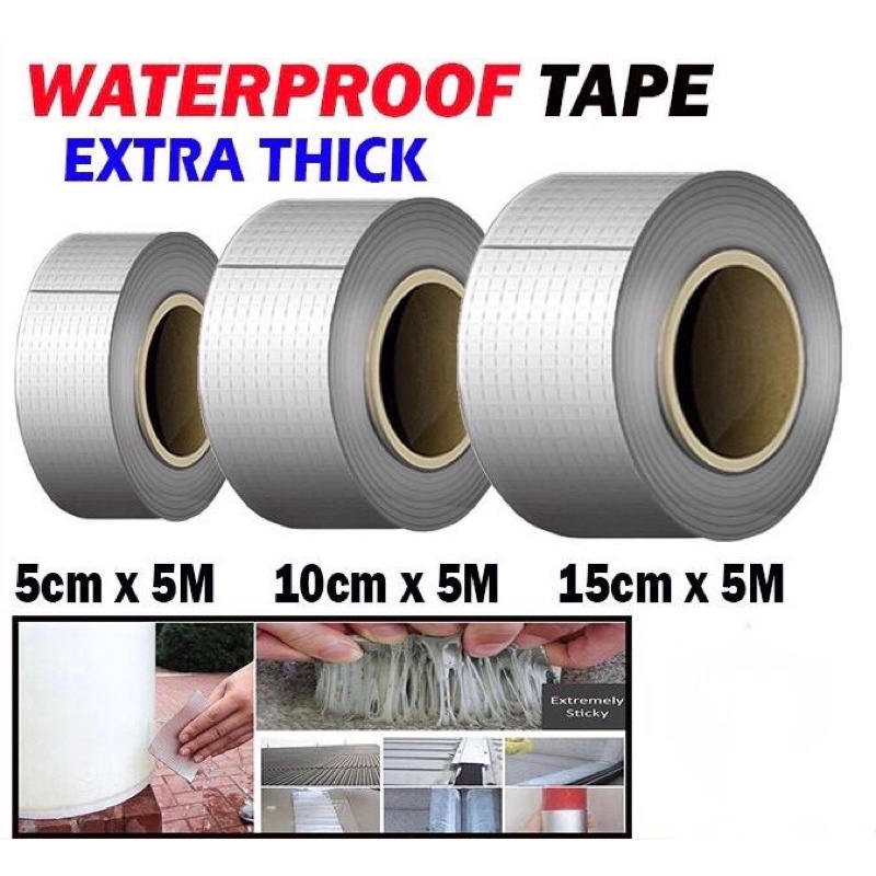 Aliminum Foil Tape atap bocor lantai dinding lori steel kayu bocor tong ...