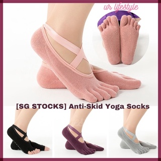 Athletic Socks Toeless Yoga Color Gradient Backless Breathable