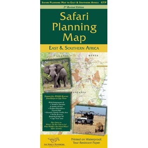 African Safari Planning Map to East and Southern Africa by Duncan ...