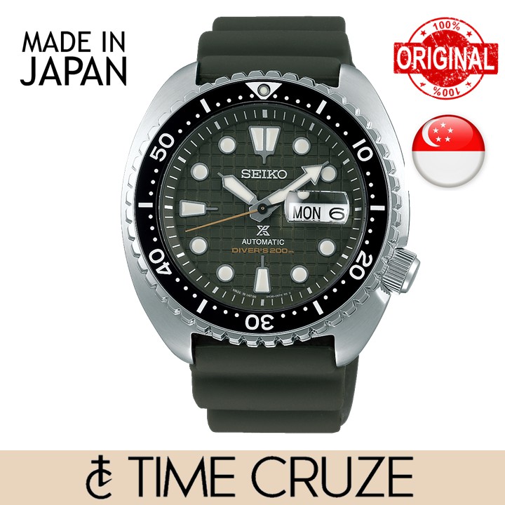 Time Cruze Seiko SRPE05J Prospex Japan Made King Turtle Edition Automatic Diver 200M Men Watch SRPE05J SRPE05 Shopee Singapore
