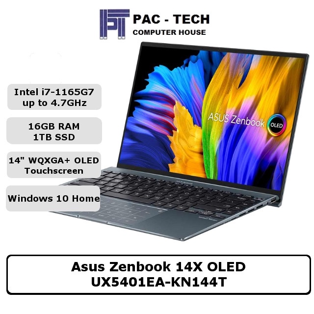 Asus Zenbook 14X OLED UX5401EA-KN144T | i7-1165G7 | 16GB RAM | 1TB SSD ...