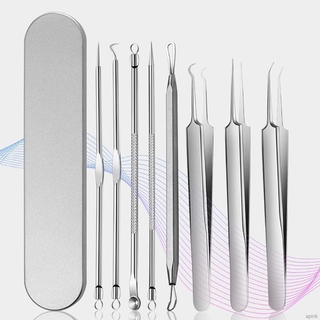 Stainless Steel Blackhead Remover Kit, 5-in-1 Acne Pimple Comedone Extractor  Tool Set With Plastic Case, Facial Cleansing Tool, Blackhead Tweezers Kit  With Ultra-sharp No. 5 Cell Clamp, Clear Closed Comedones And Pick