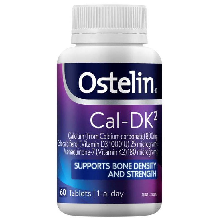 Ostelin CalDK2 Calcium Carbonate 800 mg & Vitamin D3 1000 Vitamin K2
