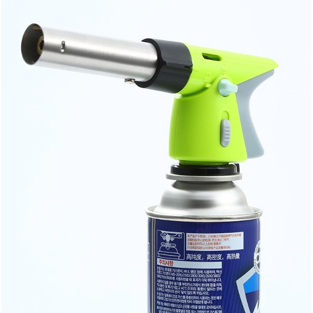 Cooking Butane Gas Torch Lighter Kitchen BBQ Rotating Spray Fire