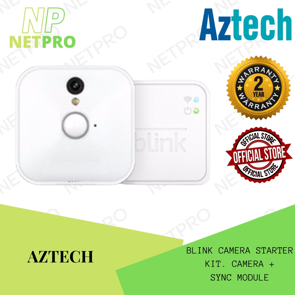 Aztech Blink Camera Starter Kit. Camera + Sync Module Shopee Singapore
