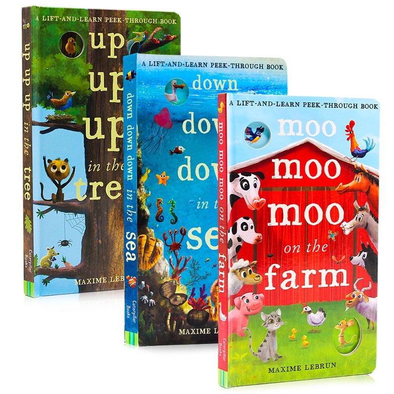 Moo Moo Moo on the Farm (A Lift-And-Learn Peek-Through Book)