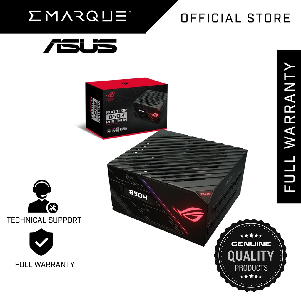 // ASUS ROG THOR 80 PLUS 850W / 1200W Platinum w/ Aura Sync and OLED ...