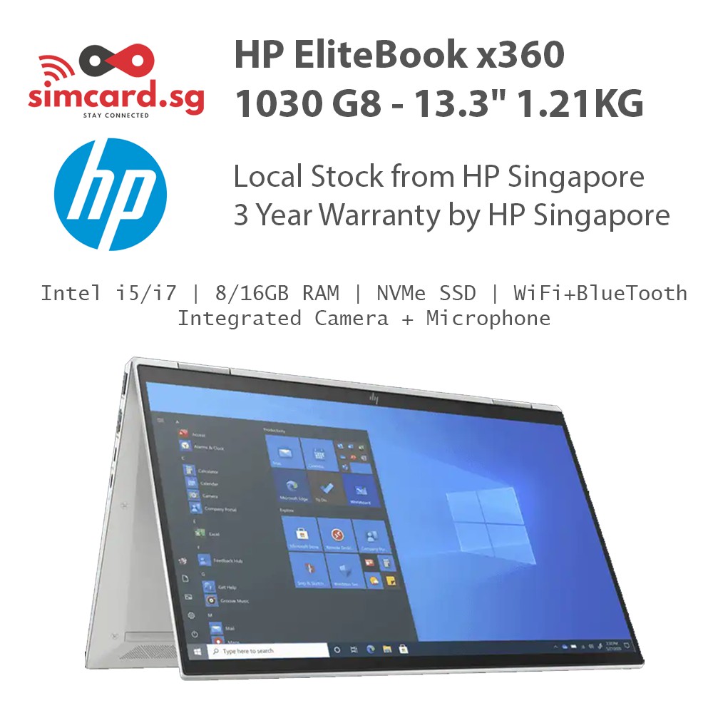 HP EliteBook x360 1030 G8 Wacom Tablet PC - 13.3