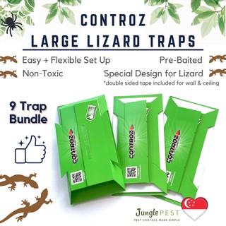 9 Pcs Lizard (Cicak/Gecko) Sticky Smart Trap / Lizard Killer DIY