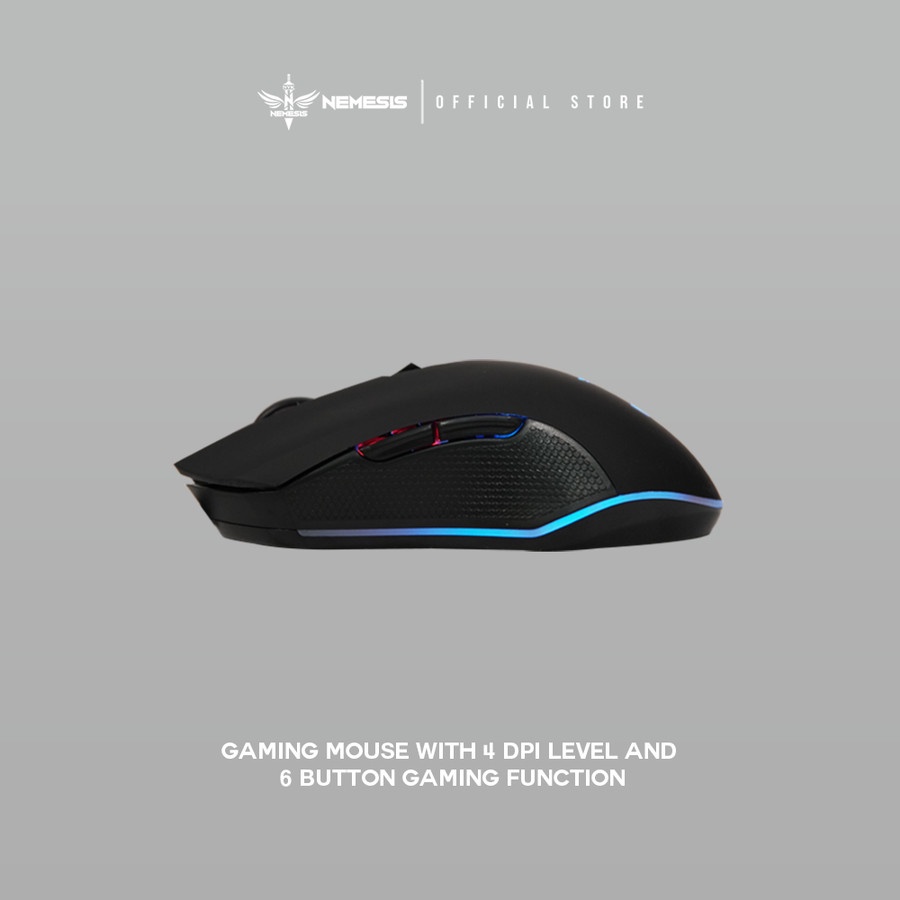 NYK Nemesis G-06 / G06 Assasin Wired Gaming Mouse LED LIghting - Gambar 3
