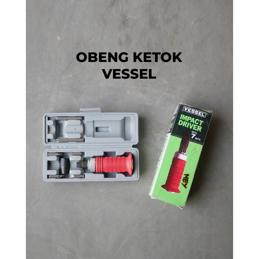 Vessel Screwdriver Knock Set Vessel Rubber Handle | Shopee Singapore