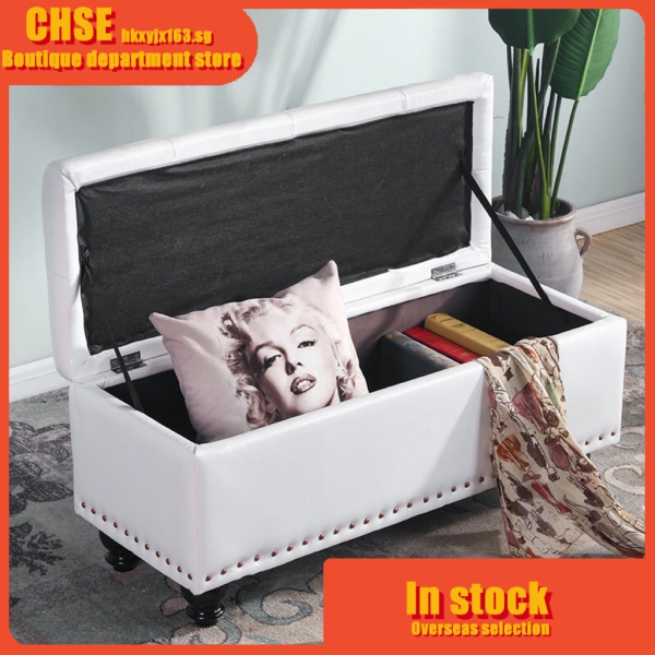 【In stock】Northern Europe multi-functional creative storage stool shoes ...