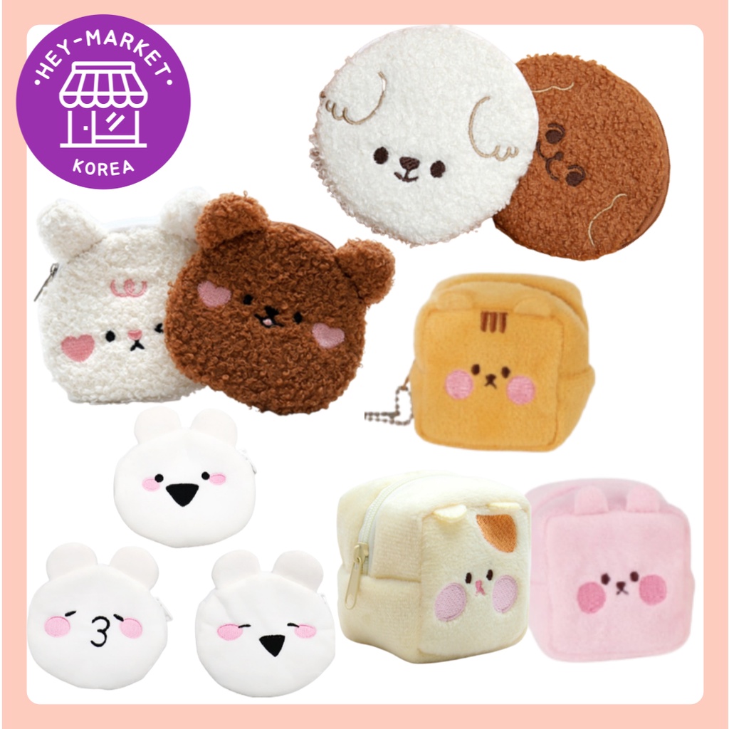 [Daiso Korea] Cute Coin Purse Collection / Small Wallet / Small Pouch ...