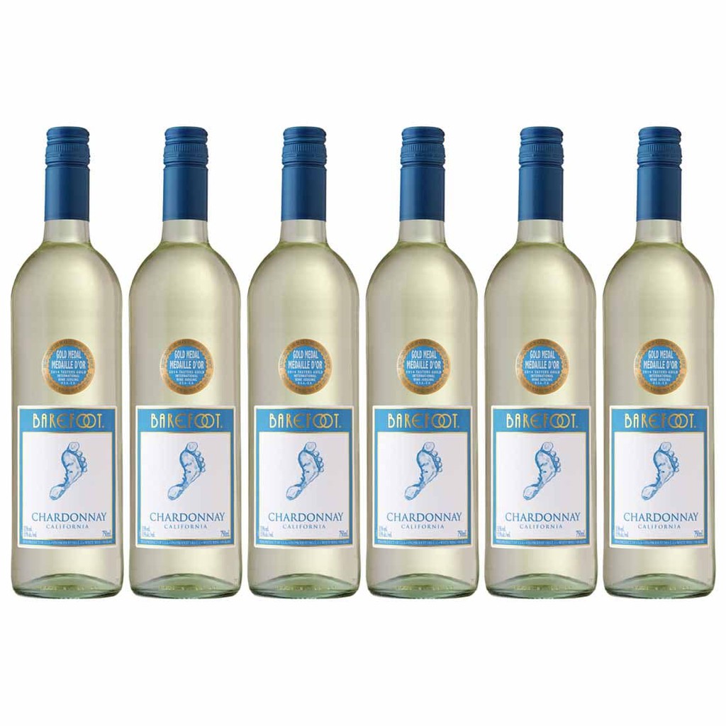 [Bundle of 6] Barefoot Chardonnay White Wine 750ml Shopee Singapore