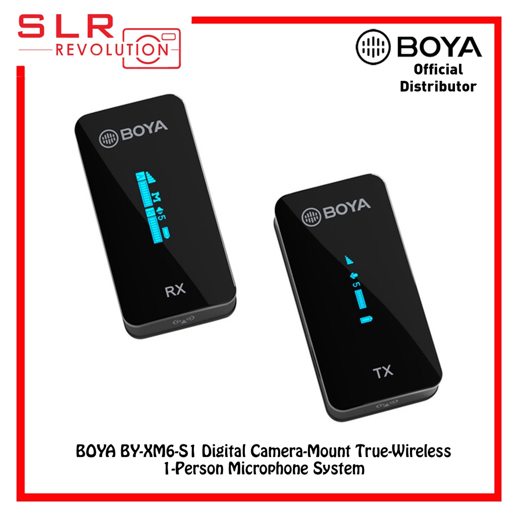Boya BY-XM6-S1 / BY-XM6-S2 Ultra Compact Dual-Channel Microphone ...