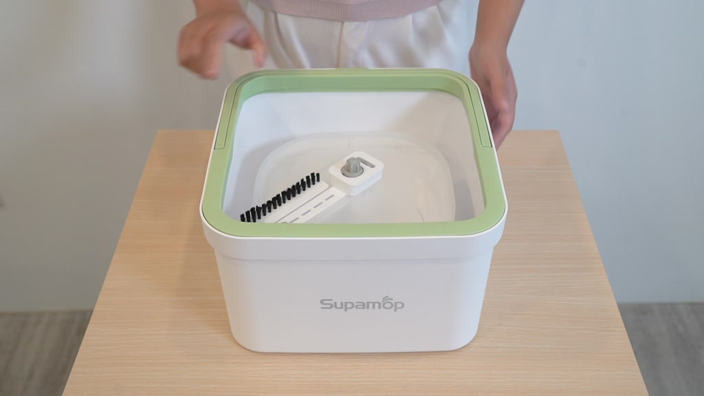 Supamop F104 Extremely Clean Spin Mop Set Clean and Dirty Water ...