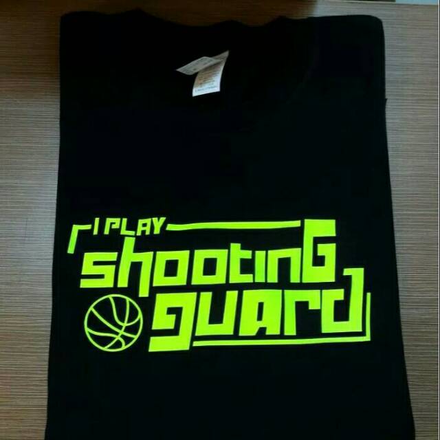 Basketball TShirt I PLAY SHOOTING GUARD Shopee Singapore