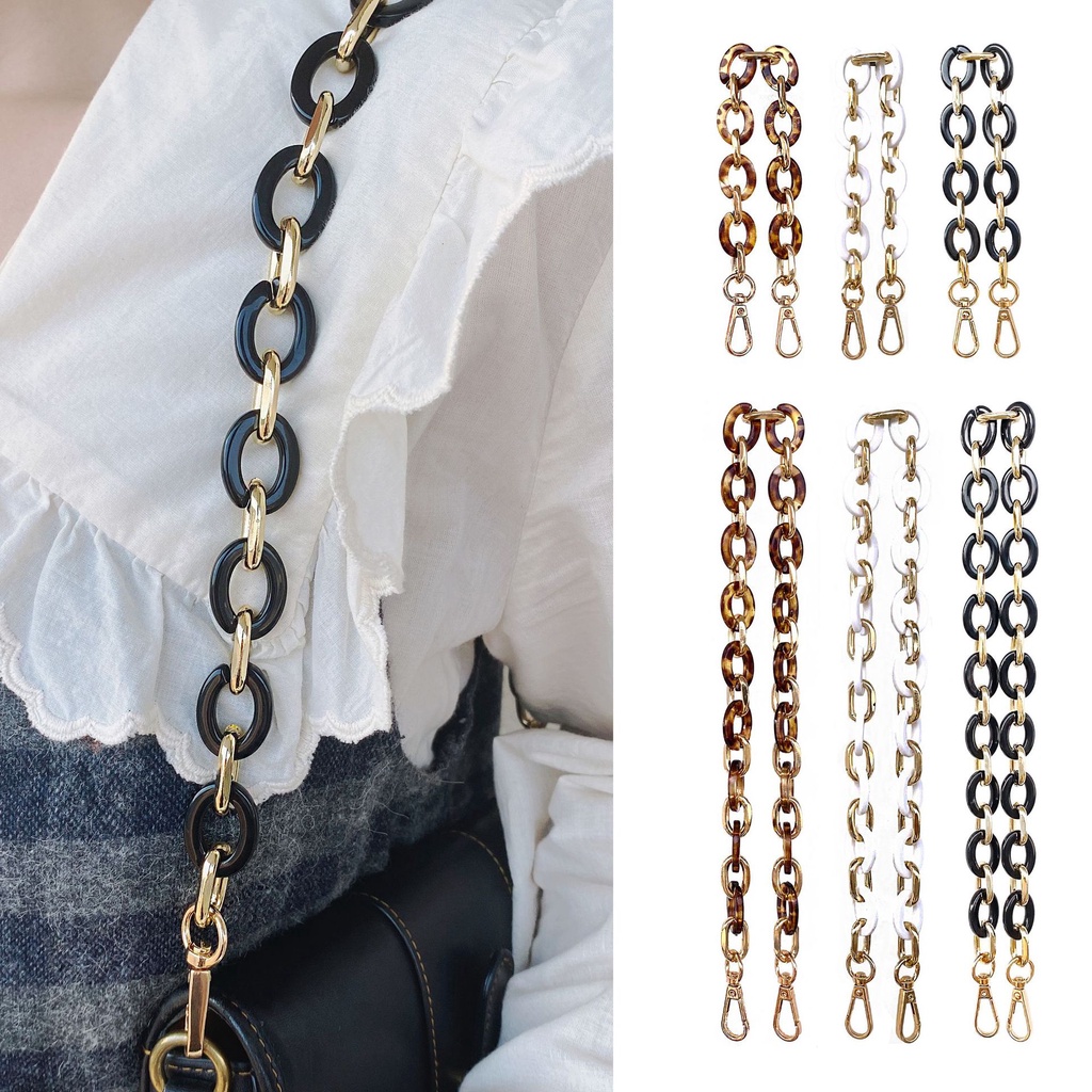 32CM-62CM Handbag Hanging Chain-Crossbody-Handbag DIY Color Blocking ...