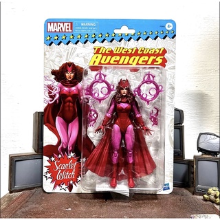 Marvel Legends The West Coast Avengers Retro Scarlet Witch 6-Inch Action  Figure