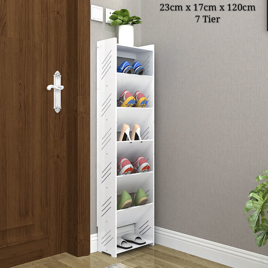 White Color BTO Shoe Rack /Shoe cabinet/DIY shoe rack/Furniture/ White ...
