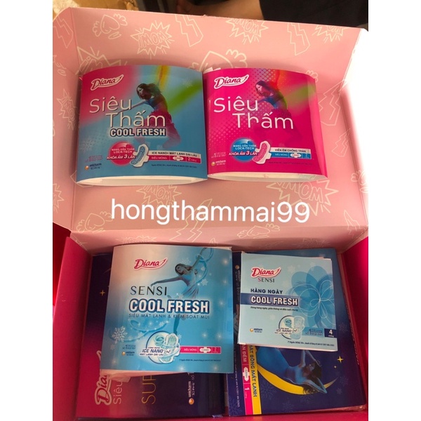 Set Of 6 diana Sanitary Napkins Includes 12 Whole Pieces Of date 2026