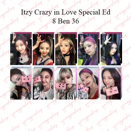 【SG Shopee リュジン】ITZY crazy in love 公式トレカ READY / SET] ITZY SPECIAL EDITION CRAZY IN LOVE ISJI PHOTOBOOK