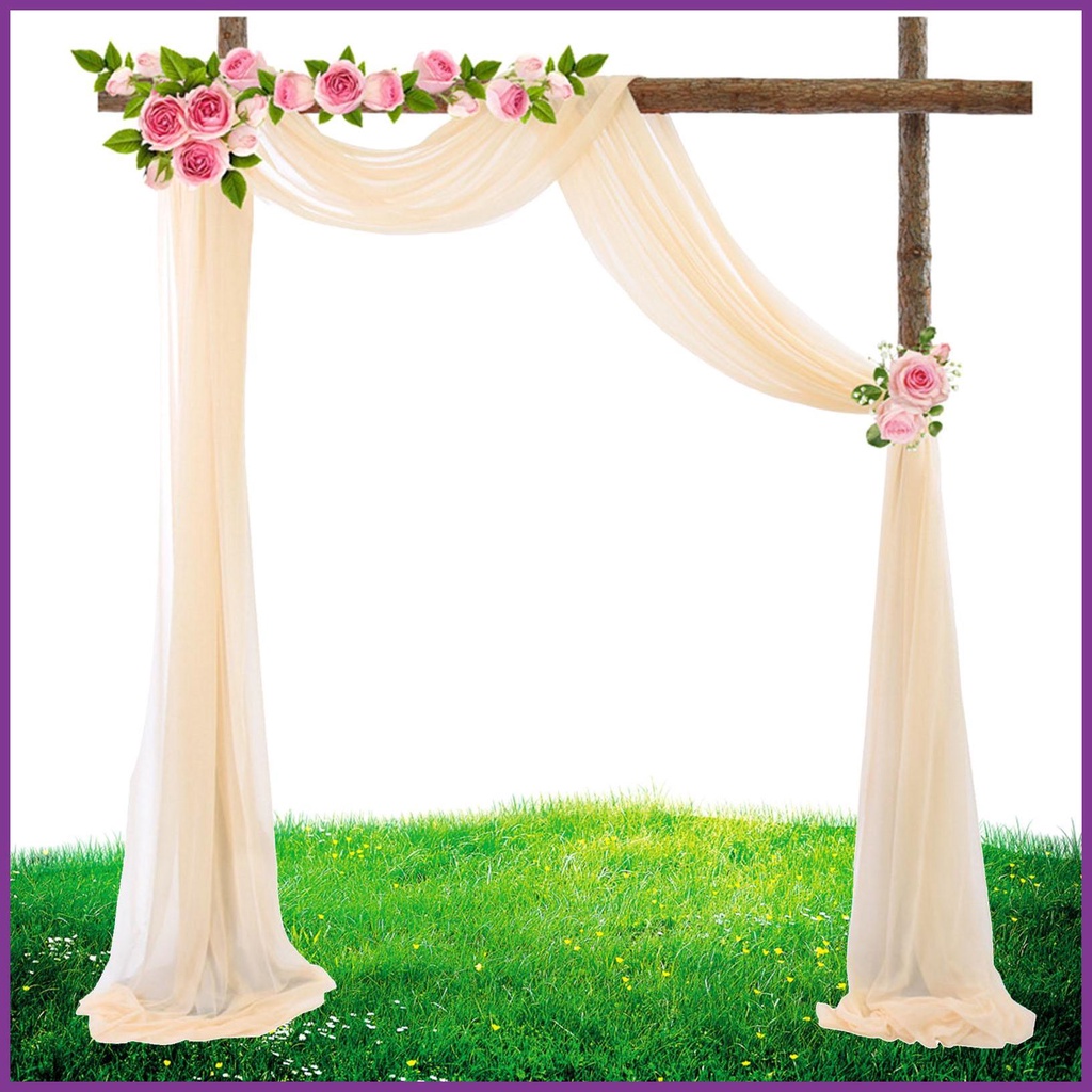 Drapes For Wedding Arch Wedding Arch Drapes Fabric Yarn Fabric Backdrop   F6f8978cb0fdf06925041bc724bc0c99