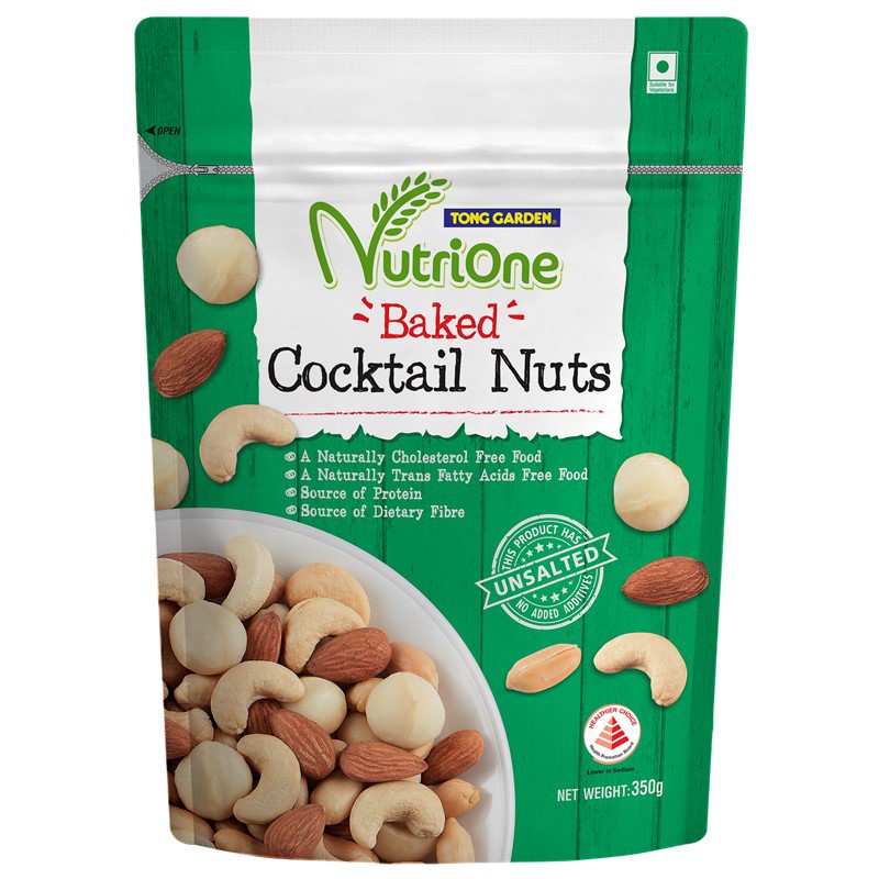 Tong Garden Nutrione Baked Nuts 330g-350g (Bundle of 2) - Almonds ...