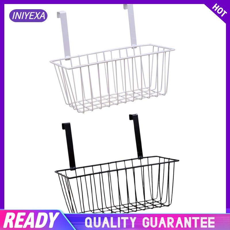 [Iniyexa] Iron Hanging Storage Basket Plants Hanging Rack Shelf