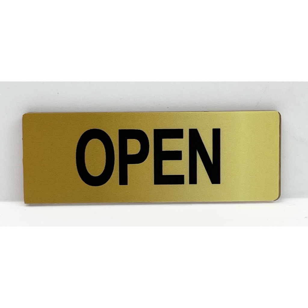 OPEN mini SIGNAGE - SIZE 7 x 2.5cm | Shopee Singapore