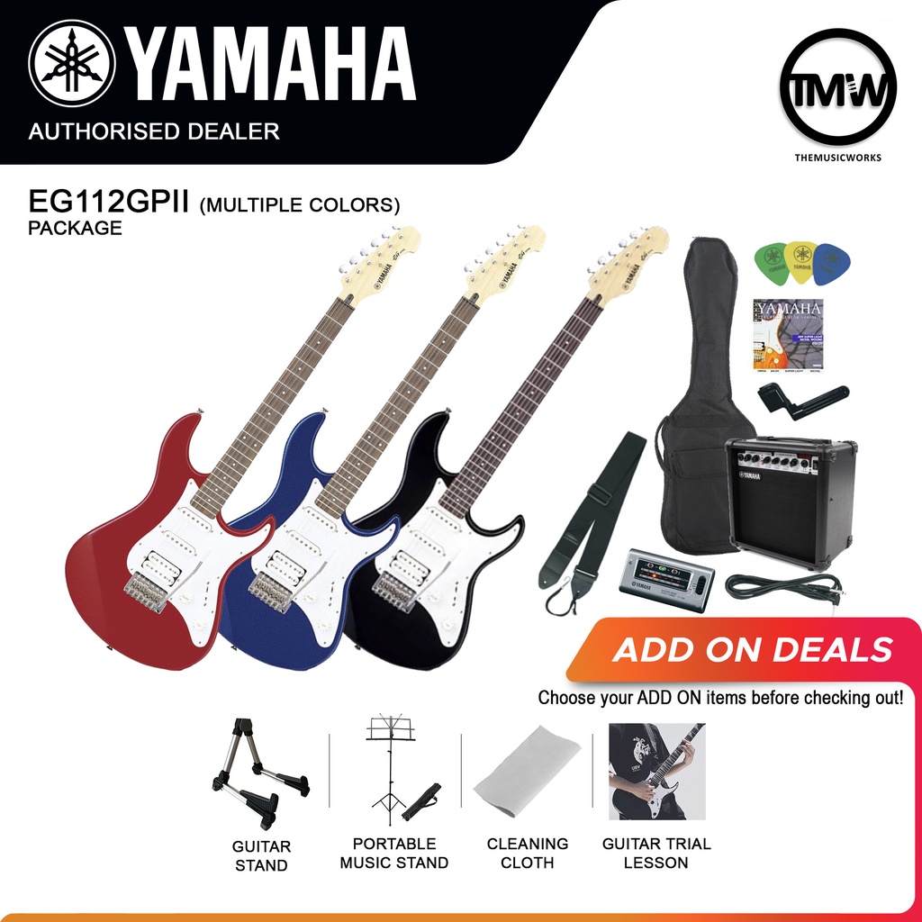 [PREORDER] Yamaha Electric Guitar Package EG112GPII Gigmaster Black Red