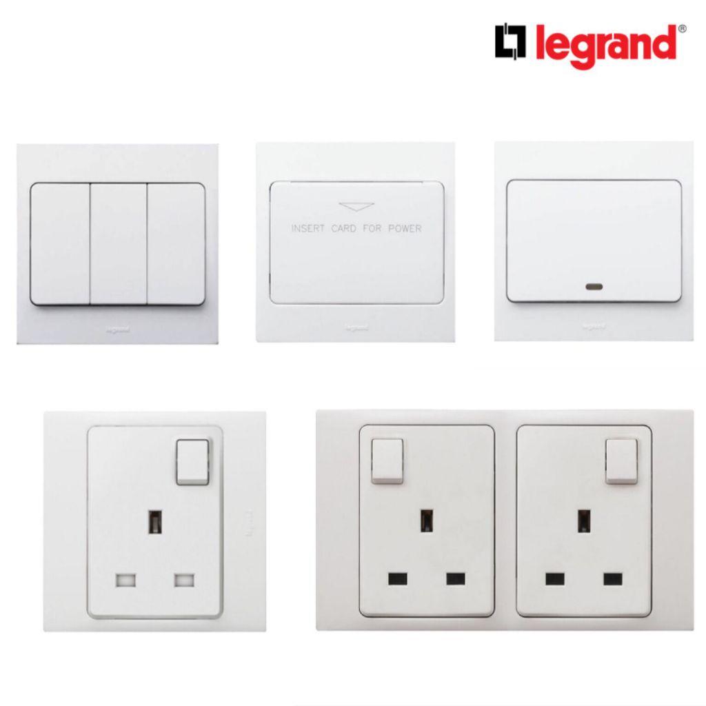 Legrand Mallia Wall mounting switch /socket for light | Shopee Singapore