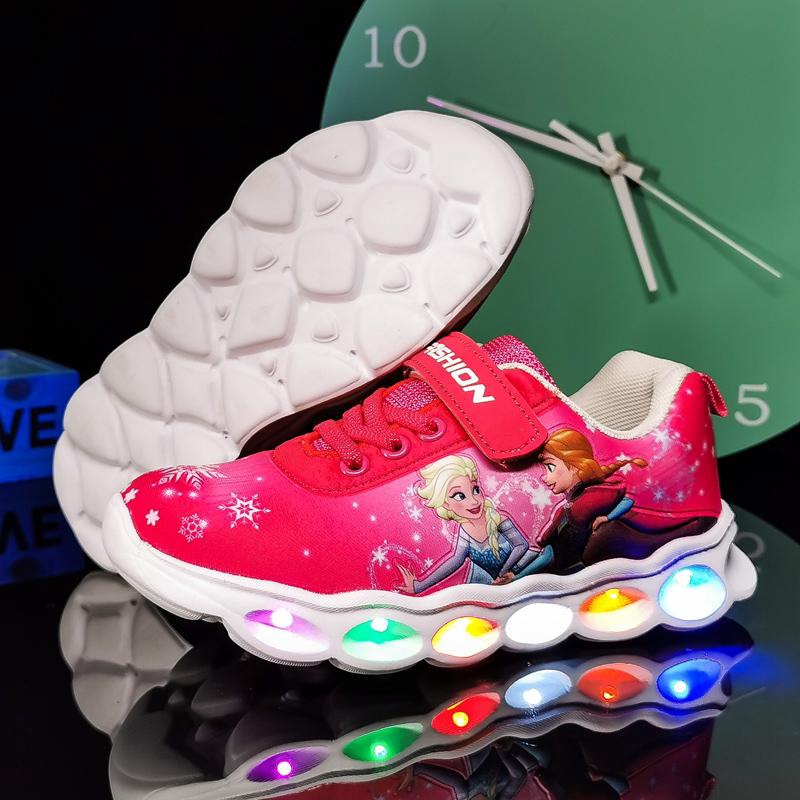 Elsa and anna on sale light up shoes