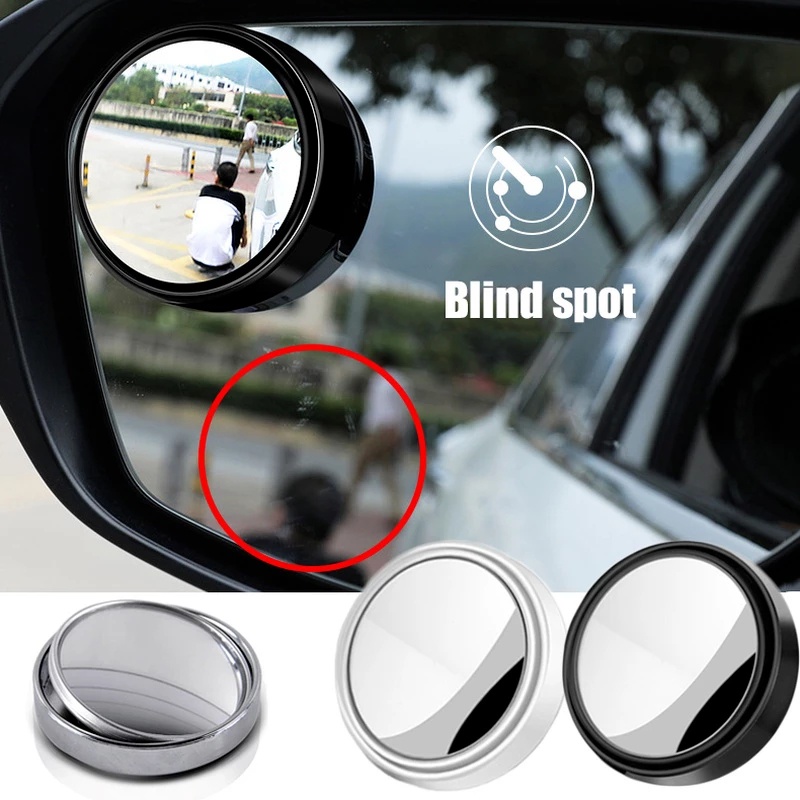 Mini Small Blind Spot Mirror Round HD Glass Convex Rear View Mirror at ₹ 60/piece in Surat
