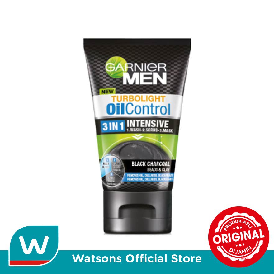 Garnier Men Turbo Light Oil Control 3 in 1 Foam 100ml